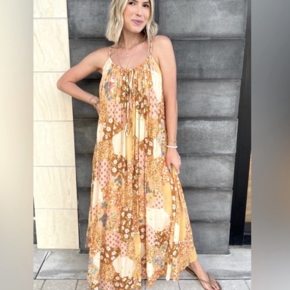 Spell Freda Strappy Maxi Dress NWT XS - Picture 6 of 9